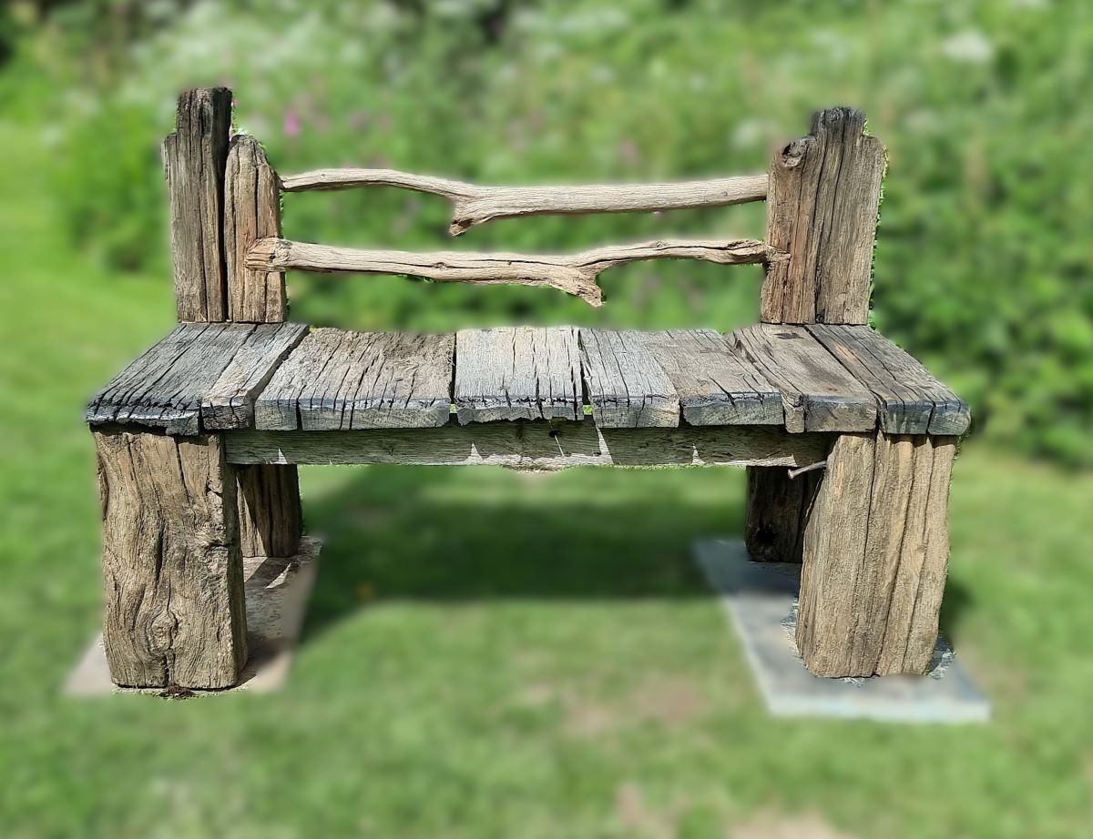 Driftwood Bench